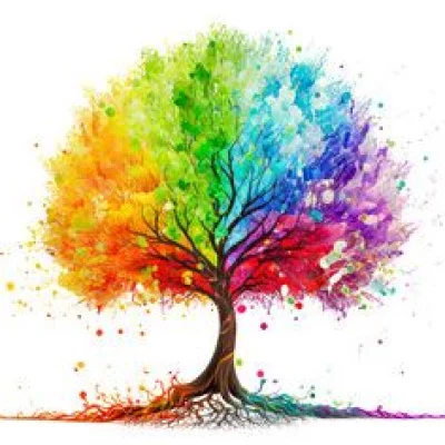 Kolorowe drzewa