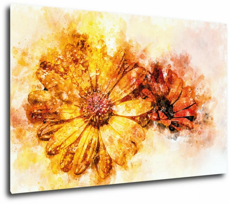 Obraz na płótnie - wiosenne kwiaty - obrazek 1