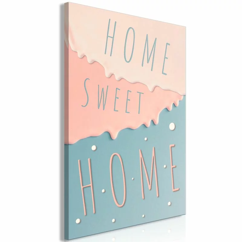 Obraz - Napisy: Home Sweet Home (1-częściowy) pionowy - obrazek 1
