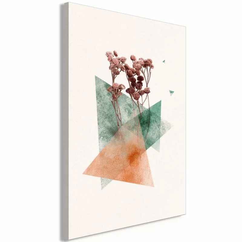 Obraz - Modernistyczny kwiat (1-częściowy) pionowy - obrazek 1