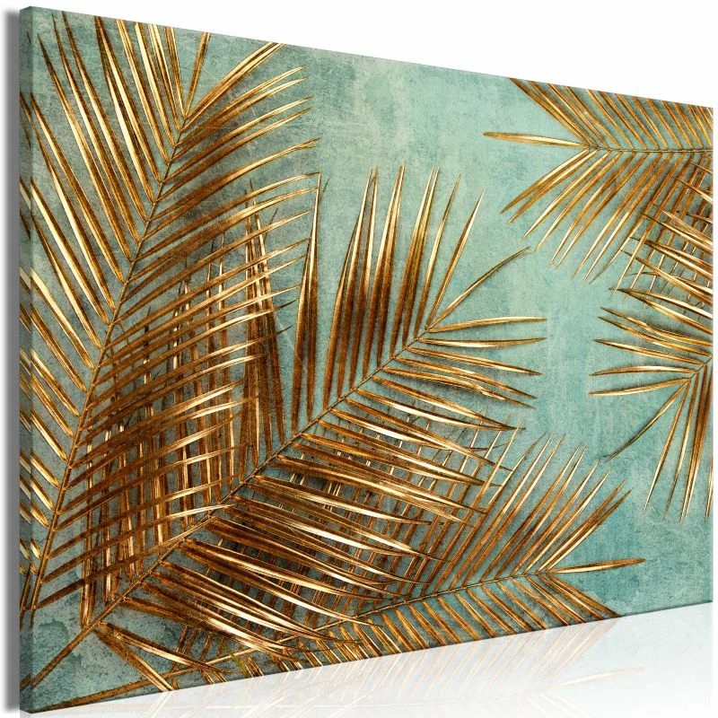 Obraz - Słoneczne palmy (1-częściowy) szeroki - obrazek 1