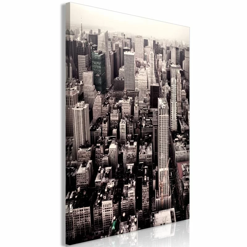 Obraz - Manhattan w sepii (1-częściowy) pionowy - obrazek 1