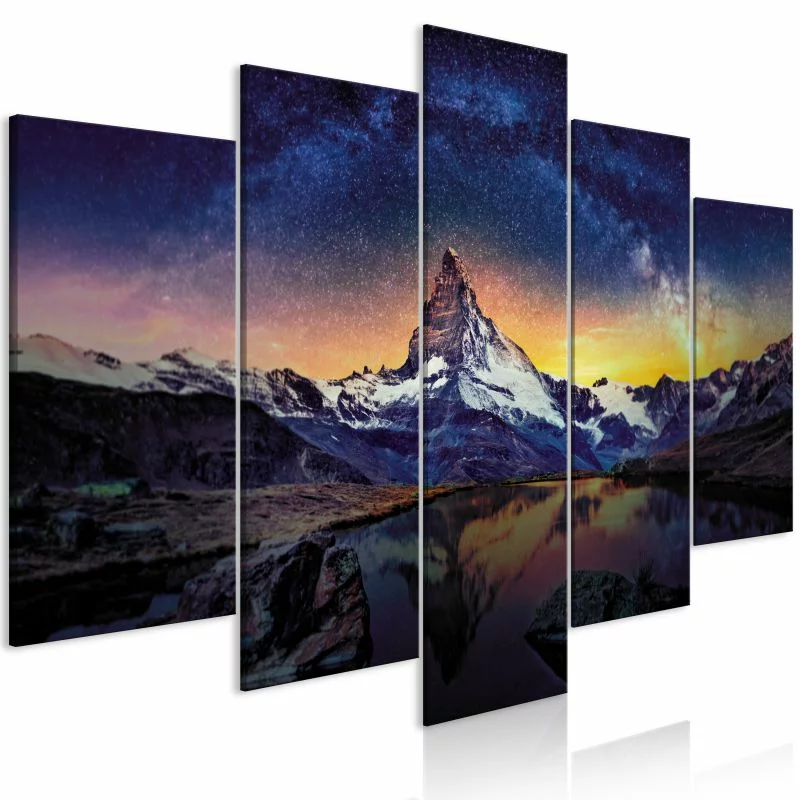 Obraz - Matterhorn (5-częściowy) szeroki - obrazek 1