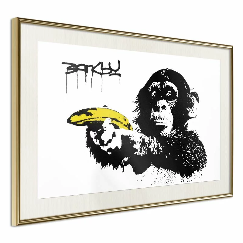Plakat - Banksy: Banana Gun II - obrazek 1