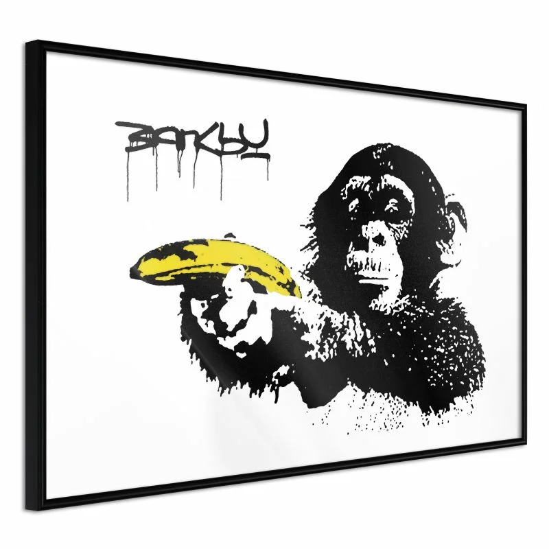 Plakat - Banksy: Banana Gun II - obrazek 1