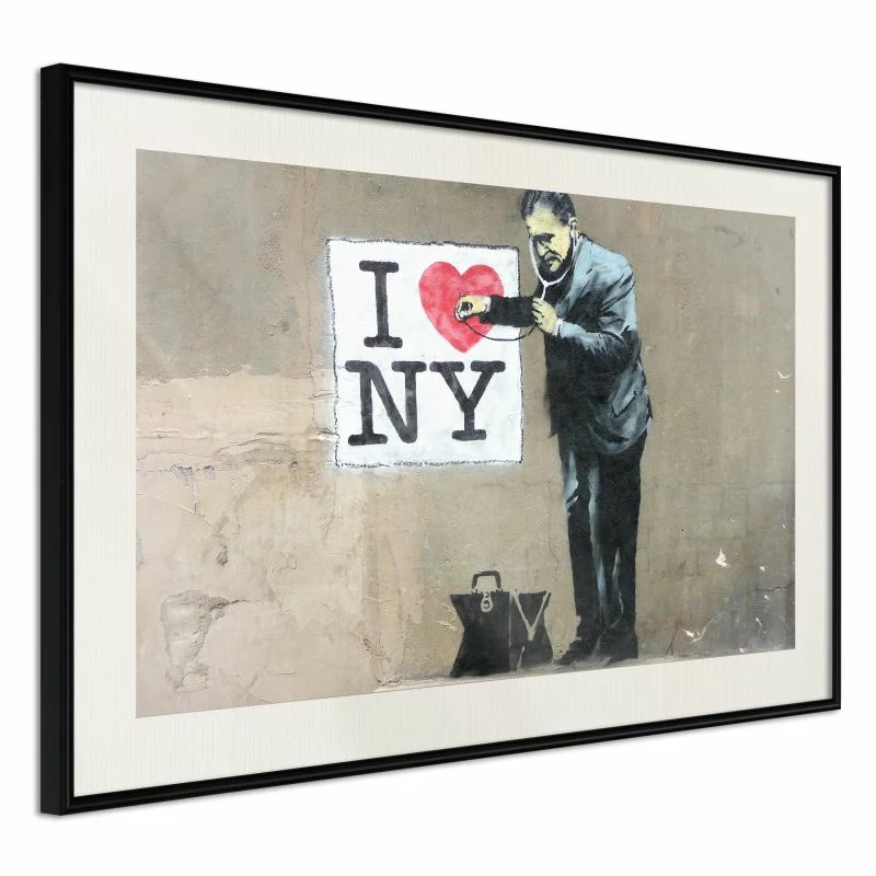 Plakat - Banksy: I Heart NY  - obrazek 1