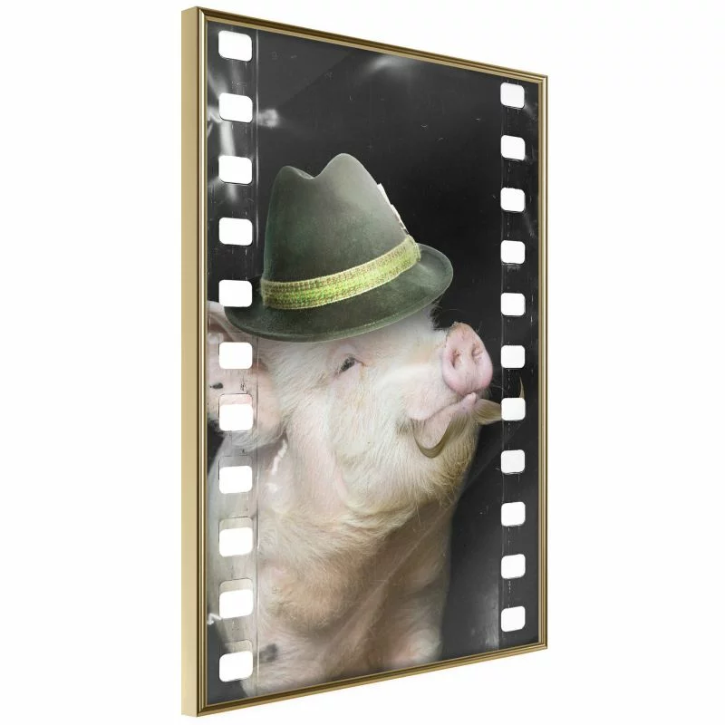 Plakat - Przebrana świnka - obrazek 1