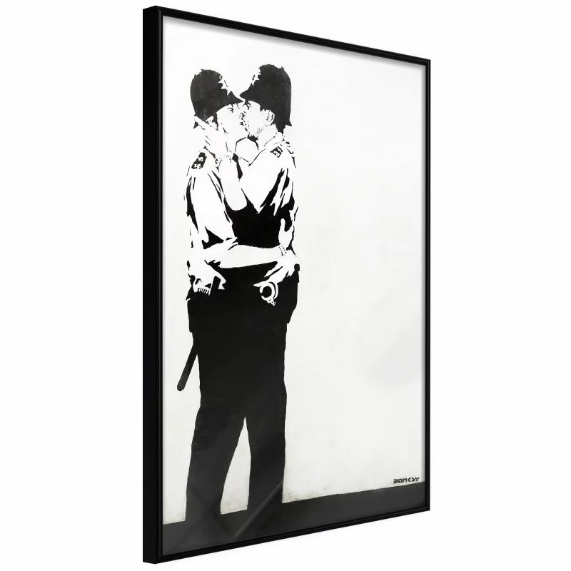 Plakat - Banksy: Kissing Coppers II - obrazek 1