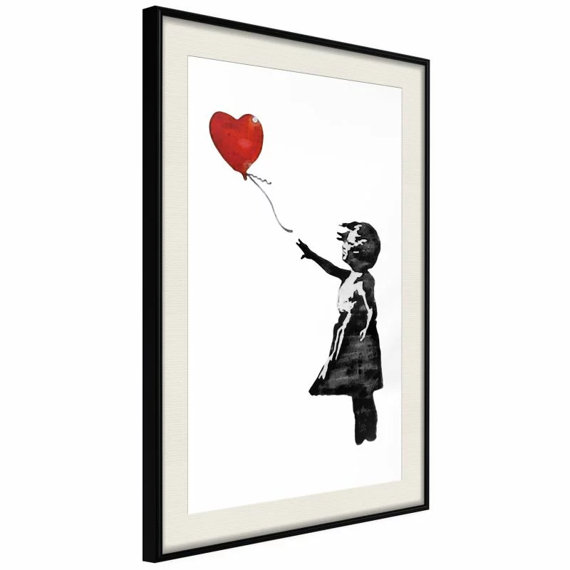 Plakat - Banksy: Girl with Balloon II - obrazek 1