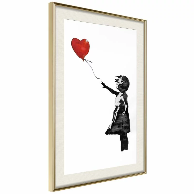 Plakat - Banksy: Girl with Balloon II - obrazek 1