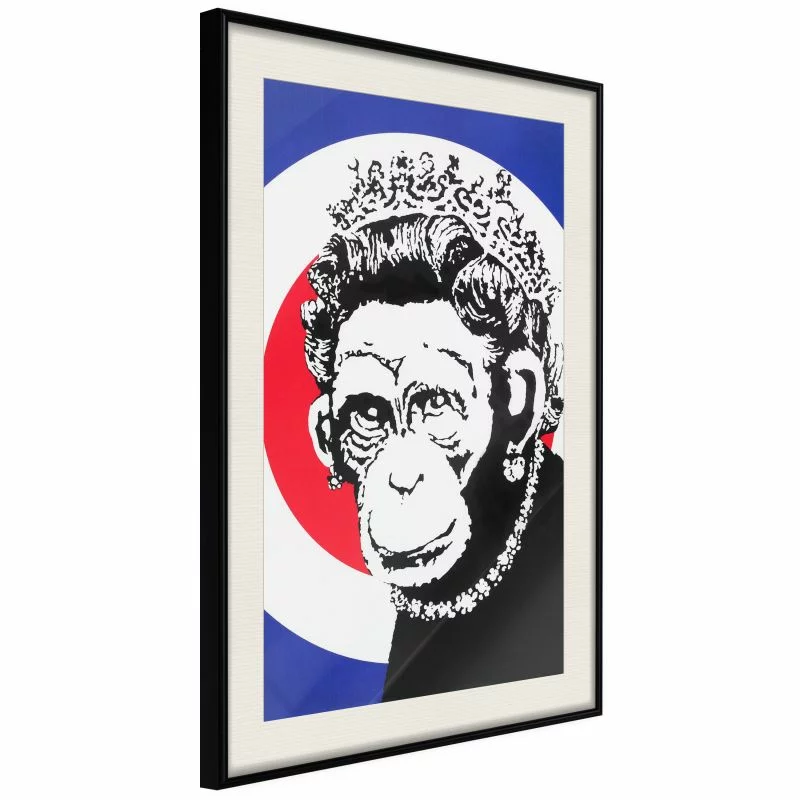 Plakat - Banksy: Monkey Queen - obrazek 1