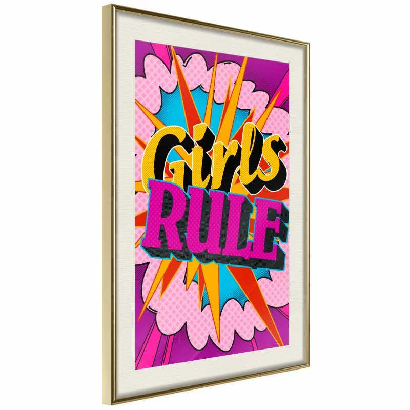 Plakat - Dziewczyny rządzą (kolorowy) - obrazek 1