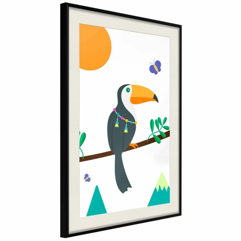 Plakat - Bajkowy tukan - obrazek 1