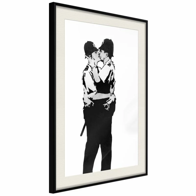 Plakat - Banksy: Kissing Coppers I - obrazek 1