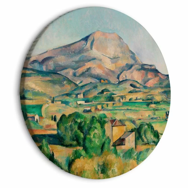 Obraz okrągły - Góra Sainte-Victoire (Paul Cézanne) - obrazek 1