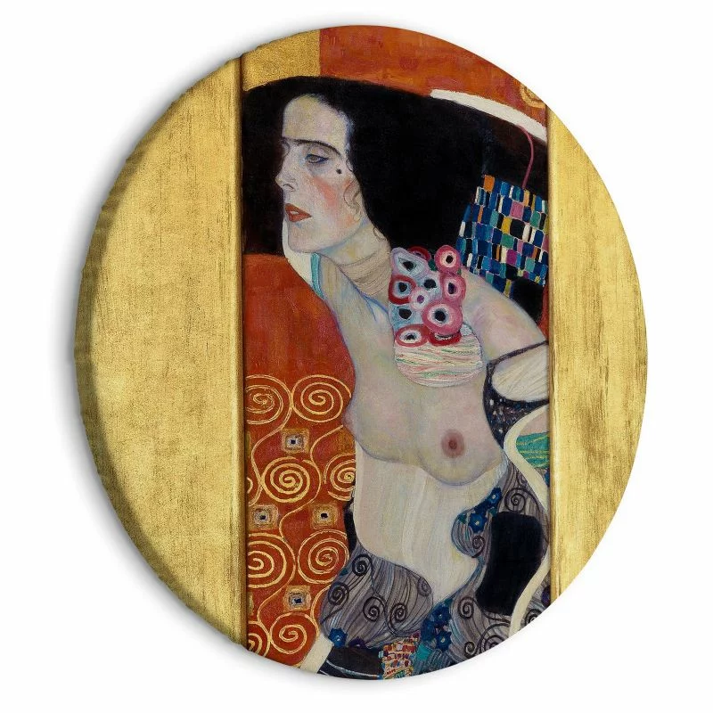 Obraz okrągły - Judyta II, Gustav Klimt - obrazek 1