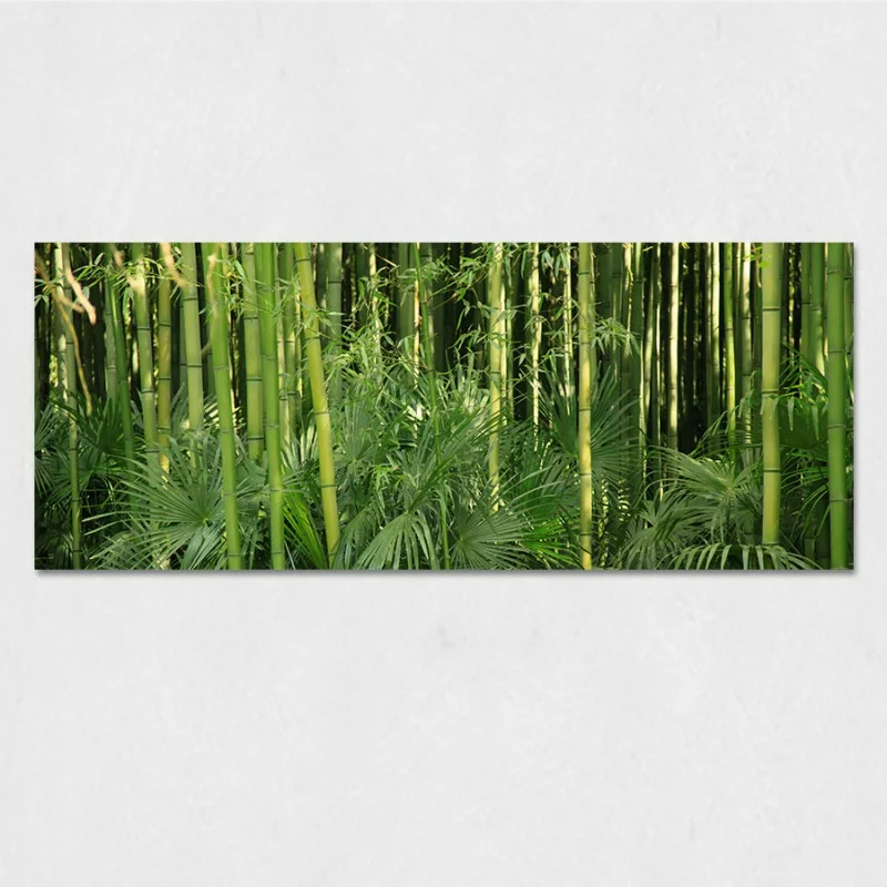 Obraz na szkle - las bambusowy - obrazek 1