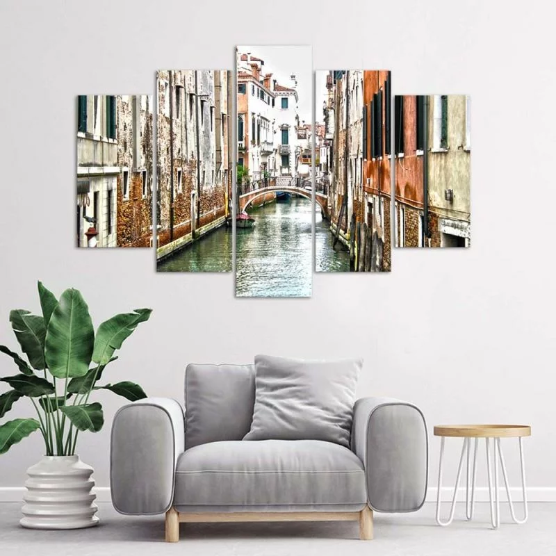 Obraz pięcioczęściowy na płótnie, Wenecja - obrazek 1