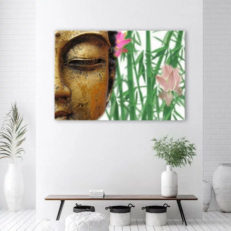 Obraz Deco Panel, Budda z bambusami - obrazek 1