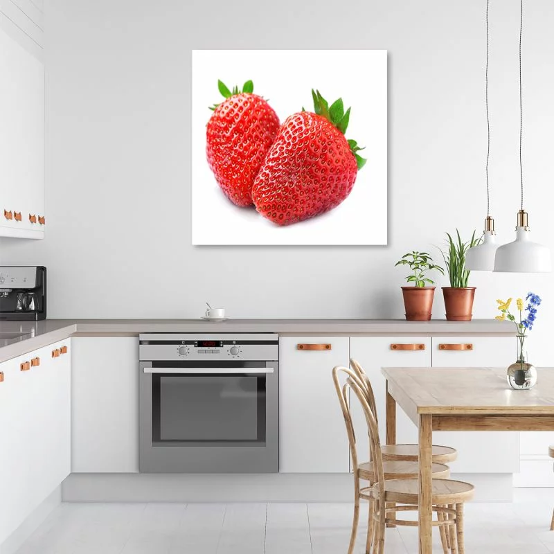 Obraz na płótnie, Owoce truskawki - obrazek 1