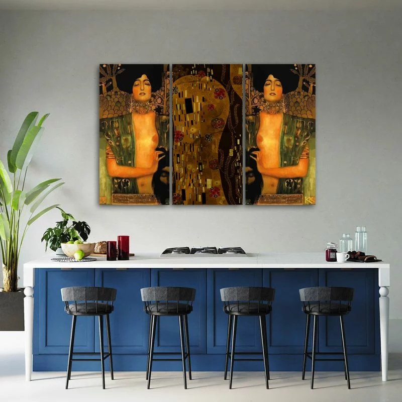 Obraz trzyczęściowy Deco Panel, Judyta z głową Holofernesa - obrazek 1
