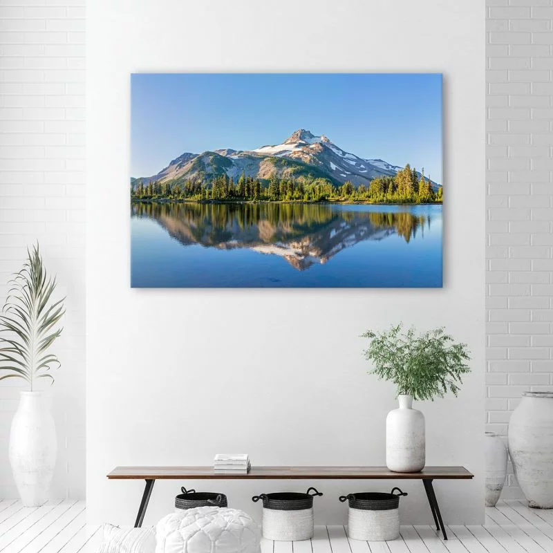 Obraz Deco Panel, Las Góry Jezioro krajobraz - obrazek 1