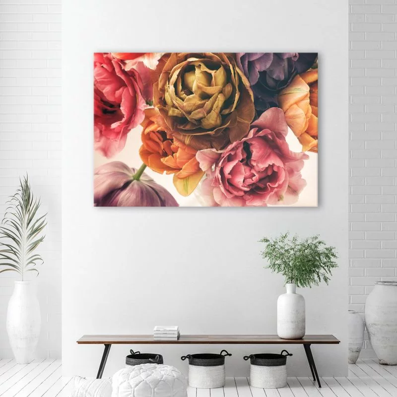 Obraz Deco Panel, Bukiet kolorowych kwiatów - obrazek 1
