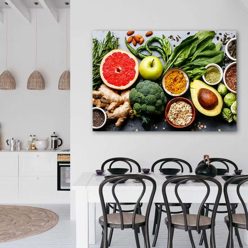 Obraz Deco Panel, Warzywa i owoce kompozycja - obrazek 1