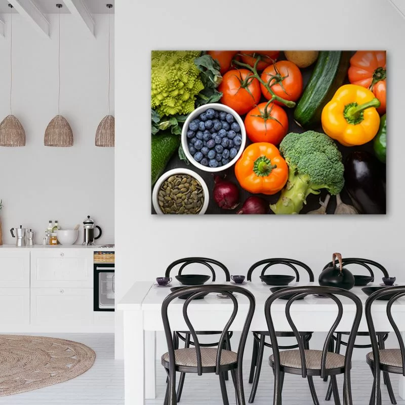 Obraz Deco Panel, Świeże warzywa i owoce - obrazek 1