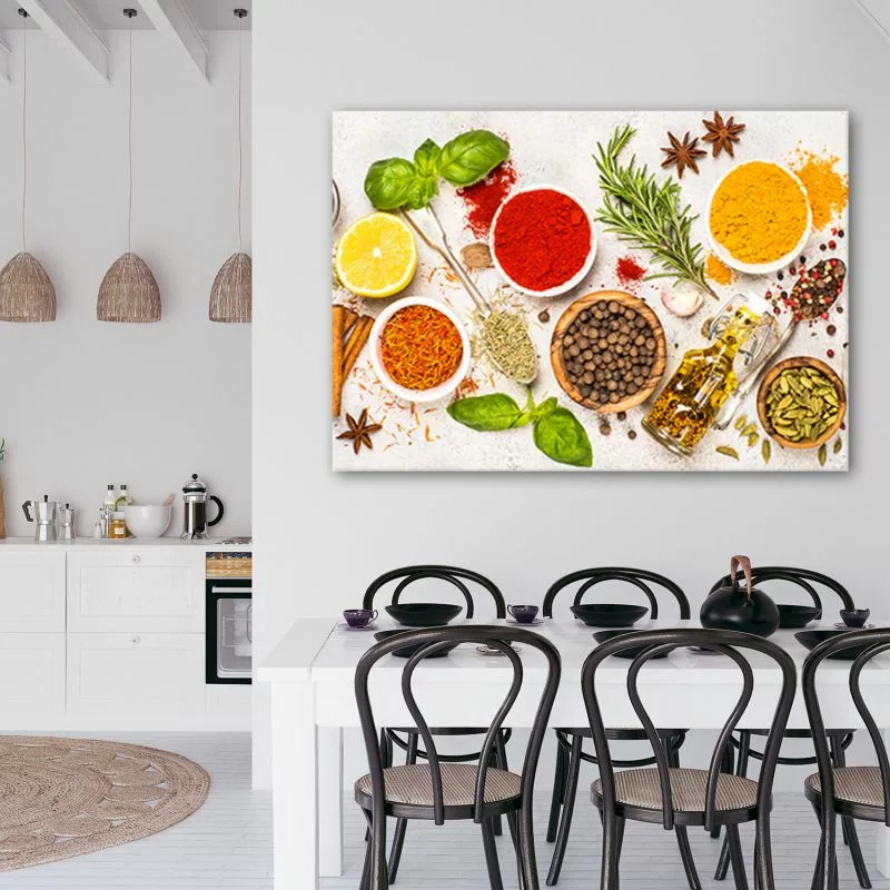 Obraz Deco Panel, Zioła przyprawy do kuchni - obrazek 1