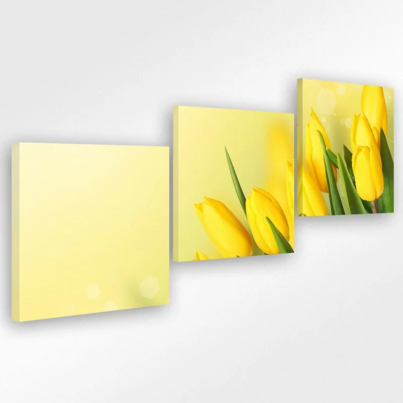 Obraz żółte tulipany - obrazek 1