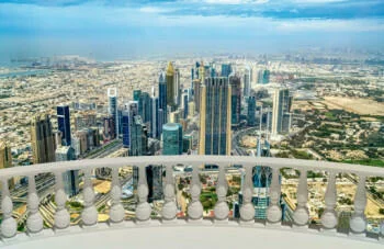 Fototapeta 3D Dubaj widok z góry - obrazek 2