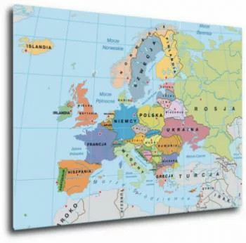 Obraz mapa Europy na wymiar - obrazek 2