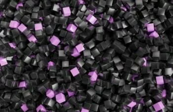 Fototapeta 3D purpurowe kosteczki - obrazek 2