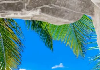 Fototapeta 3D - prywatna plaża - obrazek 3