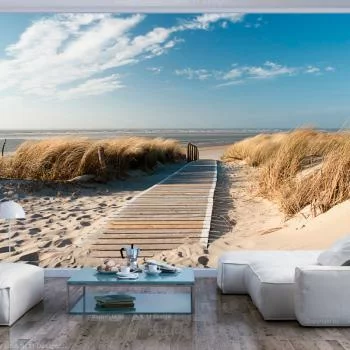 Fototapeta wodoodporna - Plaża Morza Północnego; Langeoog