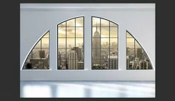 Fototapeta 3D okno na Nowy Jork - obrazek 2