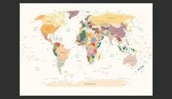 Fototapeta - Mapa świata - obrazek 2