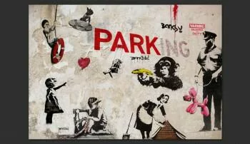 Fototapeta - Kolaż graffiti (Banksy) - obrazek 2
