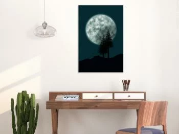 Obraz - Piękna pełnia księżyca (1-częściowy) pionowy - obrazek 2