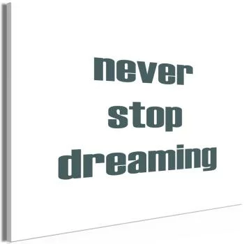 Obraz - Never Stop Dreaming (1-częściowy) szeroki