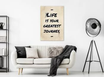 Obraz - Life is Your Greates Journey (1-częściowy) pionowy