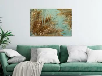 Obraz - Słoneczne palmy (1-częściowy) szeroki - obrazek 2