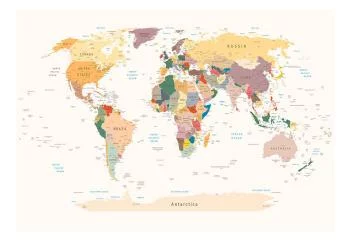 Fototapeta - Mapa świata - obrazek 2