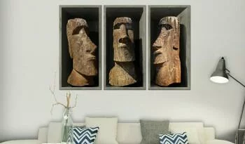 Obraz - Moai (Wyspa Wielkanocna) - obrazek 2