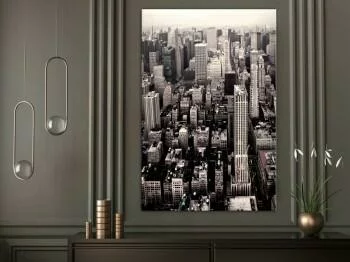 Obraz - Manhattan w sepii (1-częściowy) pionowy - obrazek 2