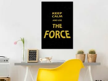 Obraz - Keep Calm and Ouse the Force (1-częściowy) pionowy
