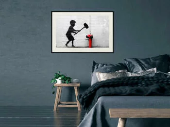 Plakat - Banksy: Hammer Boy - obrazek 2