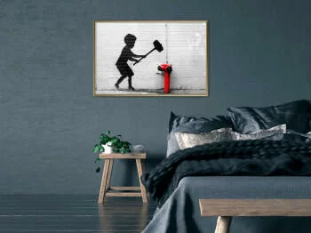 Plakat - Banksy: Hammer Boy - obrazek 2
