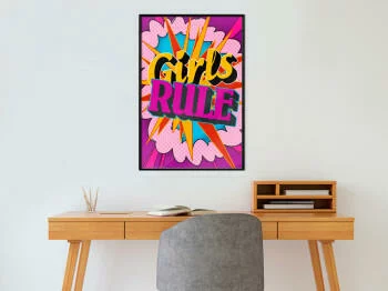 Plakat - Dziewczyny rządzą (kolorowy) - obrazek 2